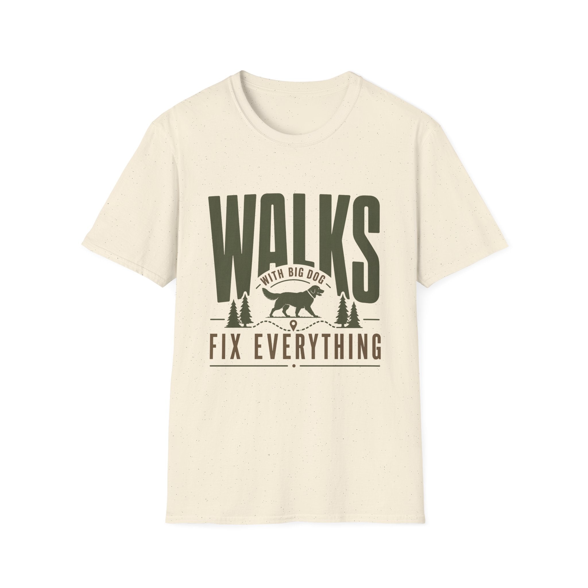 Walks With Big Dog Fix Everything T-Shirt