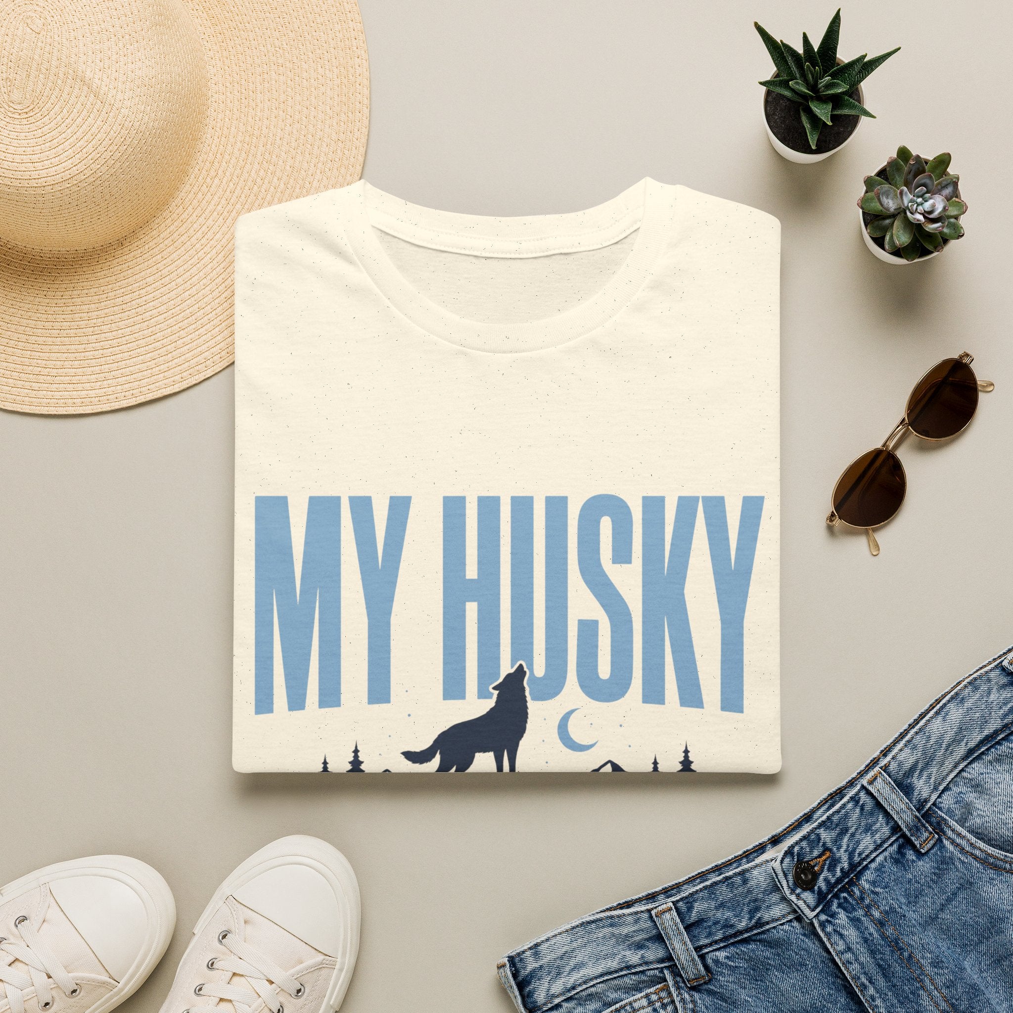 My Husky Needs An Audience T-Shirt