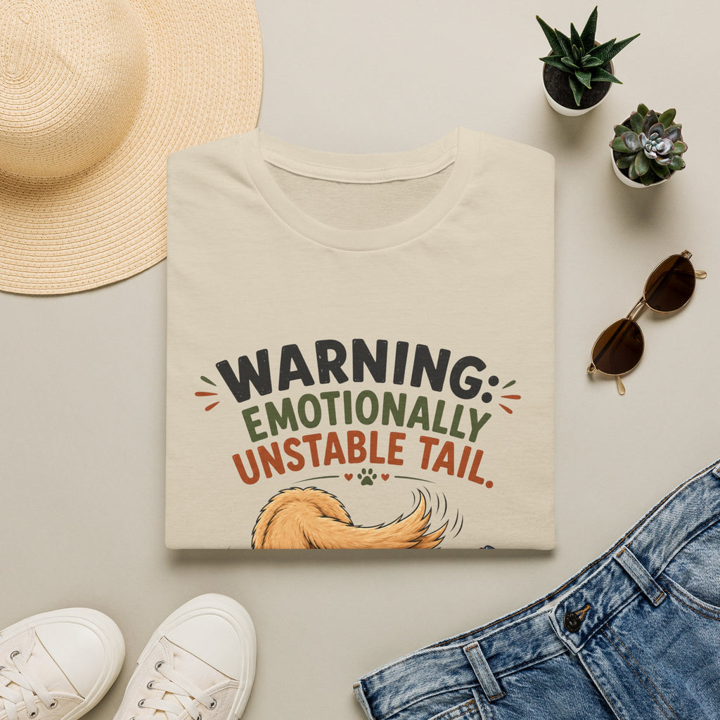 Warning Emotionally Unstable Tail T-Shirt