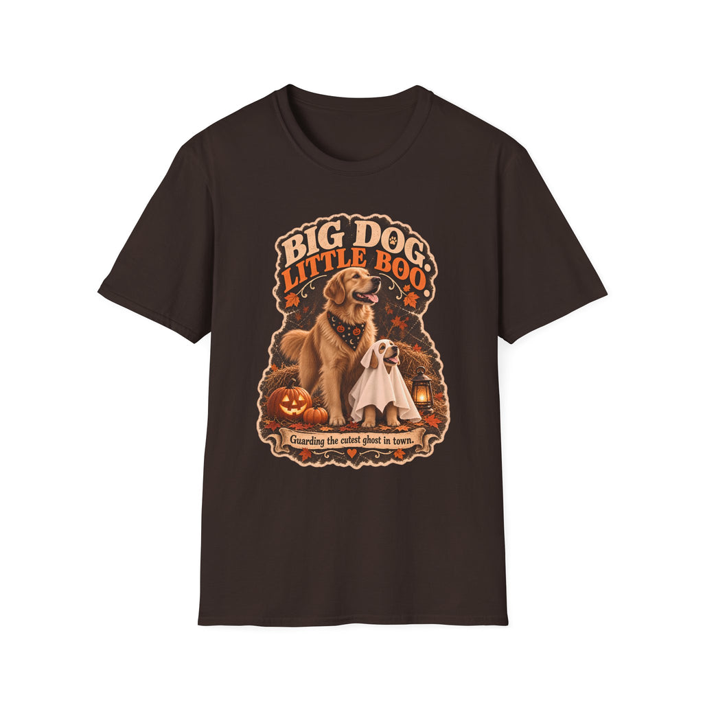 Big Dog Little Boo Golden Retriever Mom & Pup T-Shirt | Halloween Dog Design