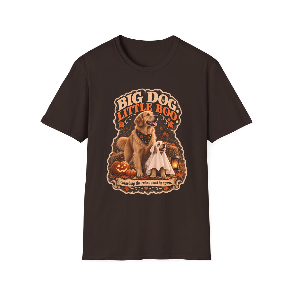 Big Dog Little Boo Golden Retriever Mom & Pup T-Shirt | Halloween Dog Design