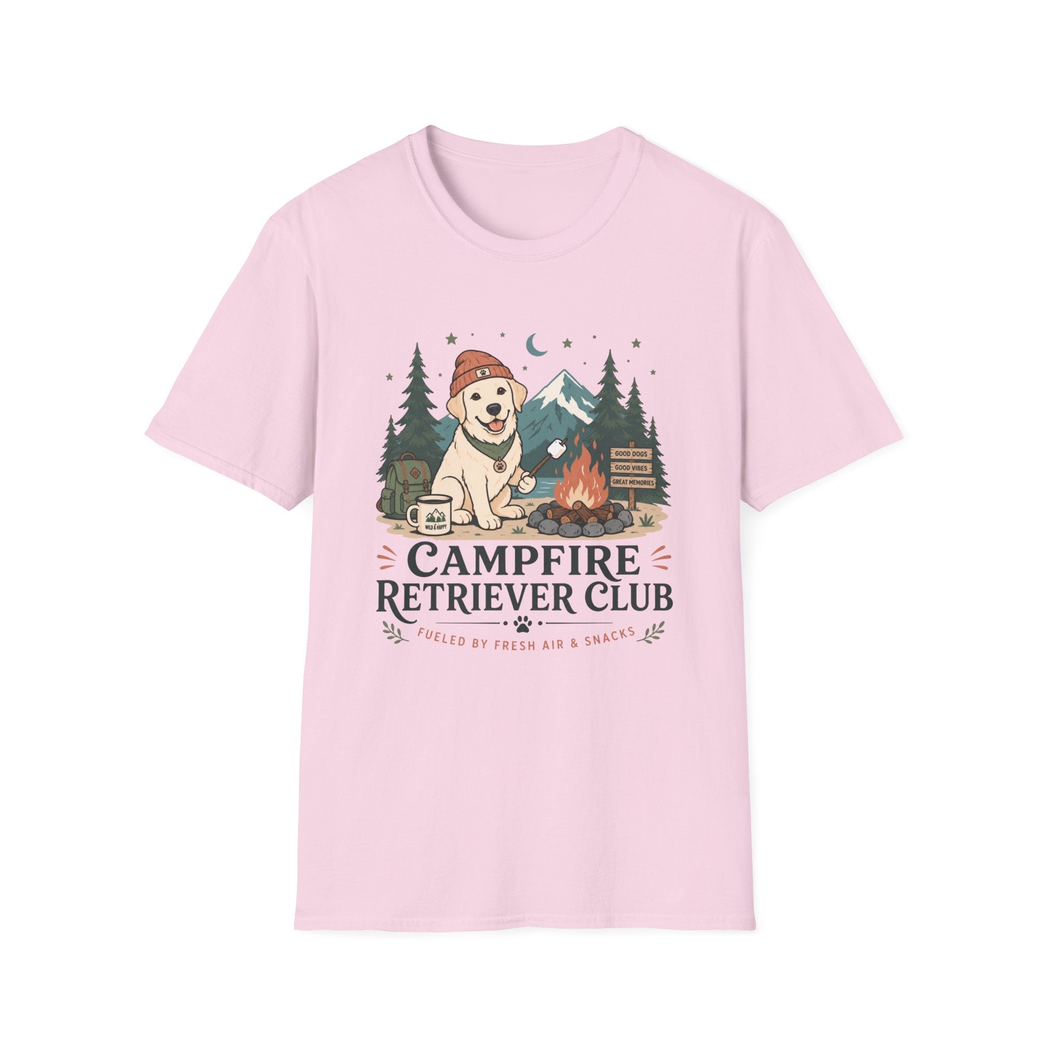 Campfire Retriever Club T-Shirt