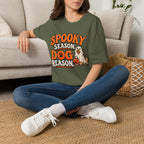 Spooky Season Dog T-Shirt | Halloween Ghost Pup Graphic Tee