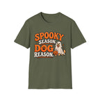 Spooky Season Dog T-Shirt | Halloween Ghost Pup Graphic Tee