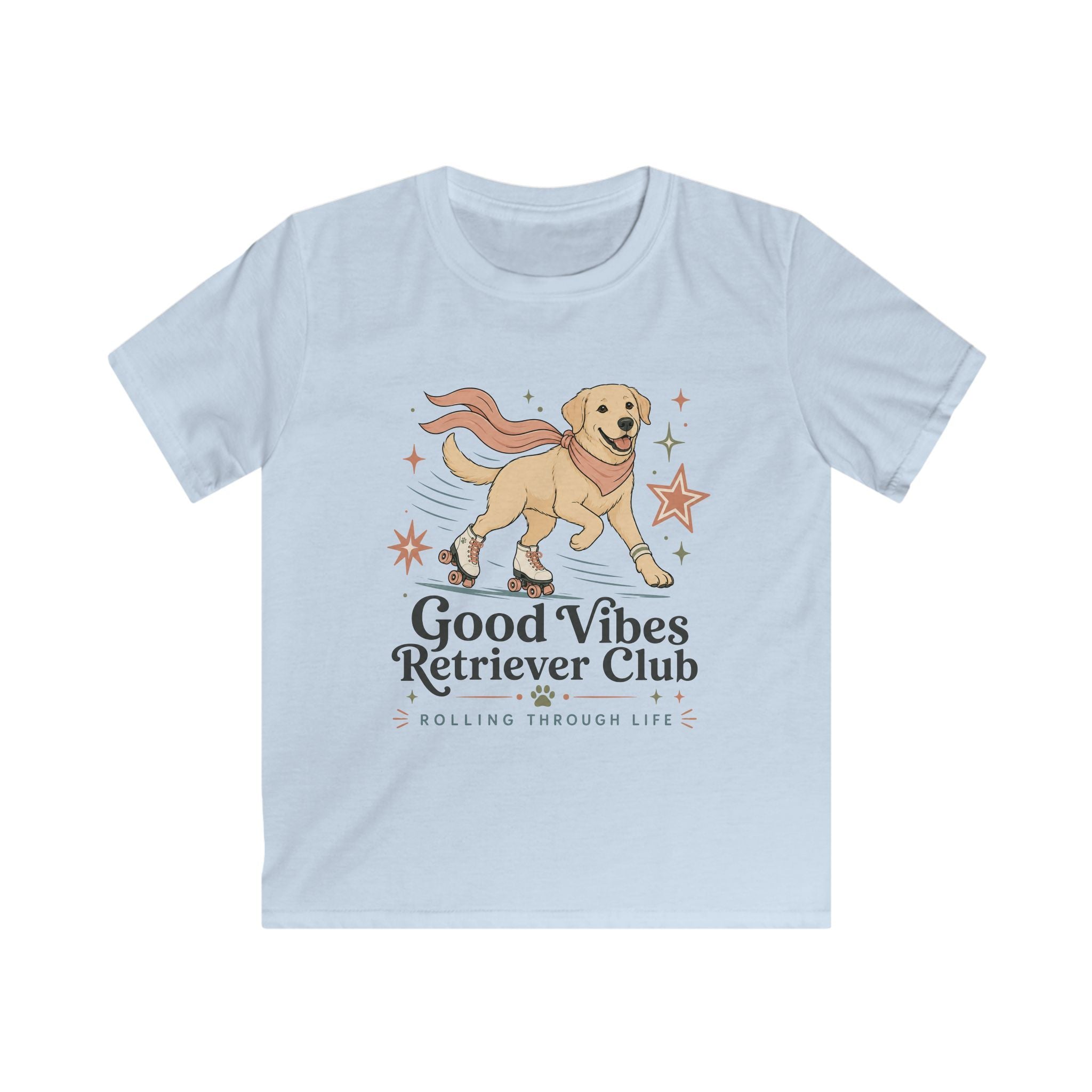 Good Vibes Retriever Club Kids Tee