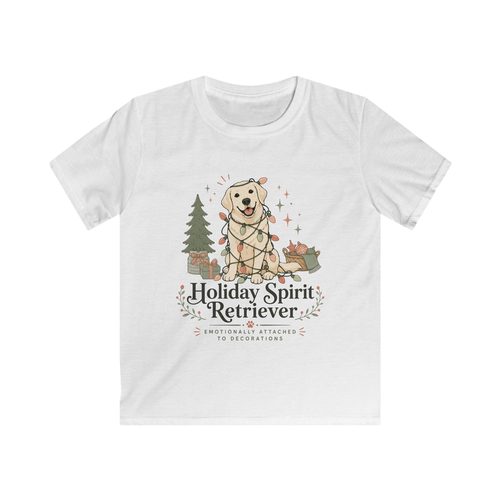 Holiday Spirit Retriever Kids Tee