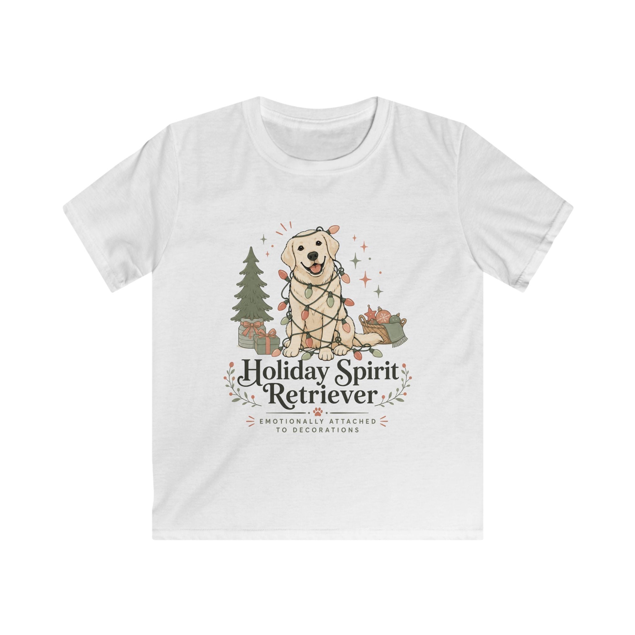 Holiday Spirit Retriever Kids Tee