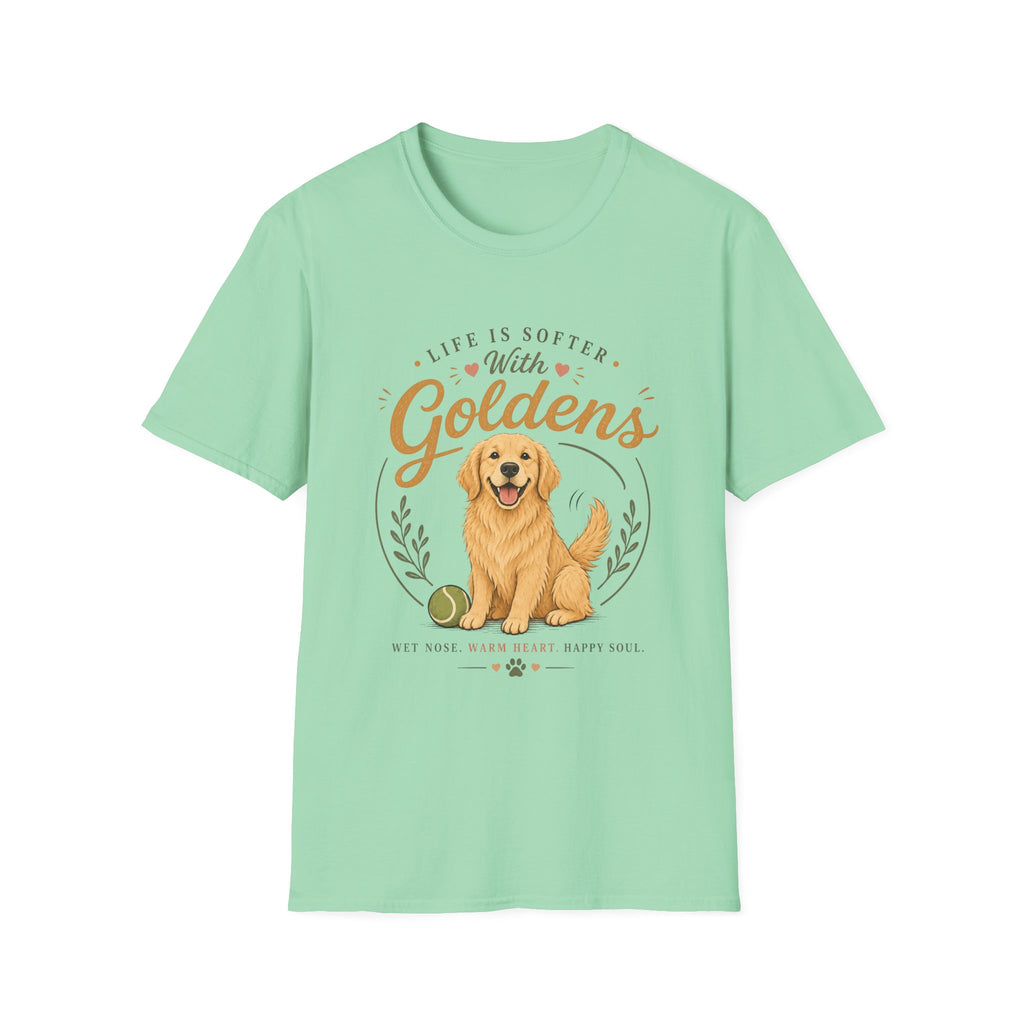 Life is Softer with Goldens T-Shirt
