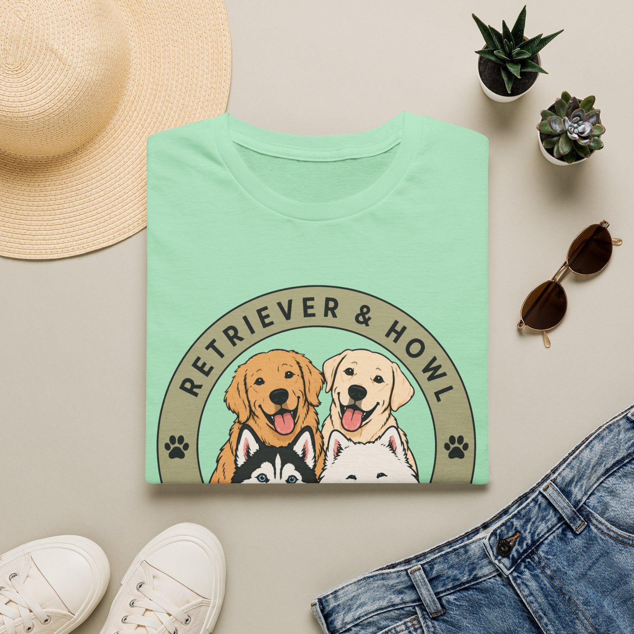 Retriever & Howl The Goodest Family T-Shirt