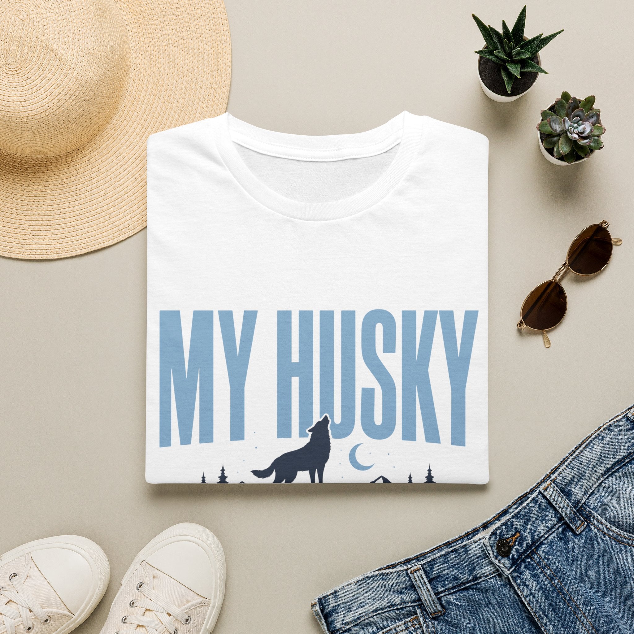 My Husky Needs An Audience T-Shirt