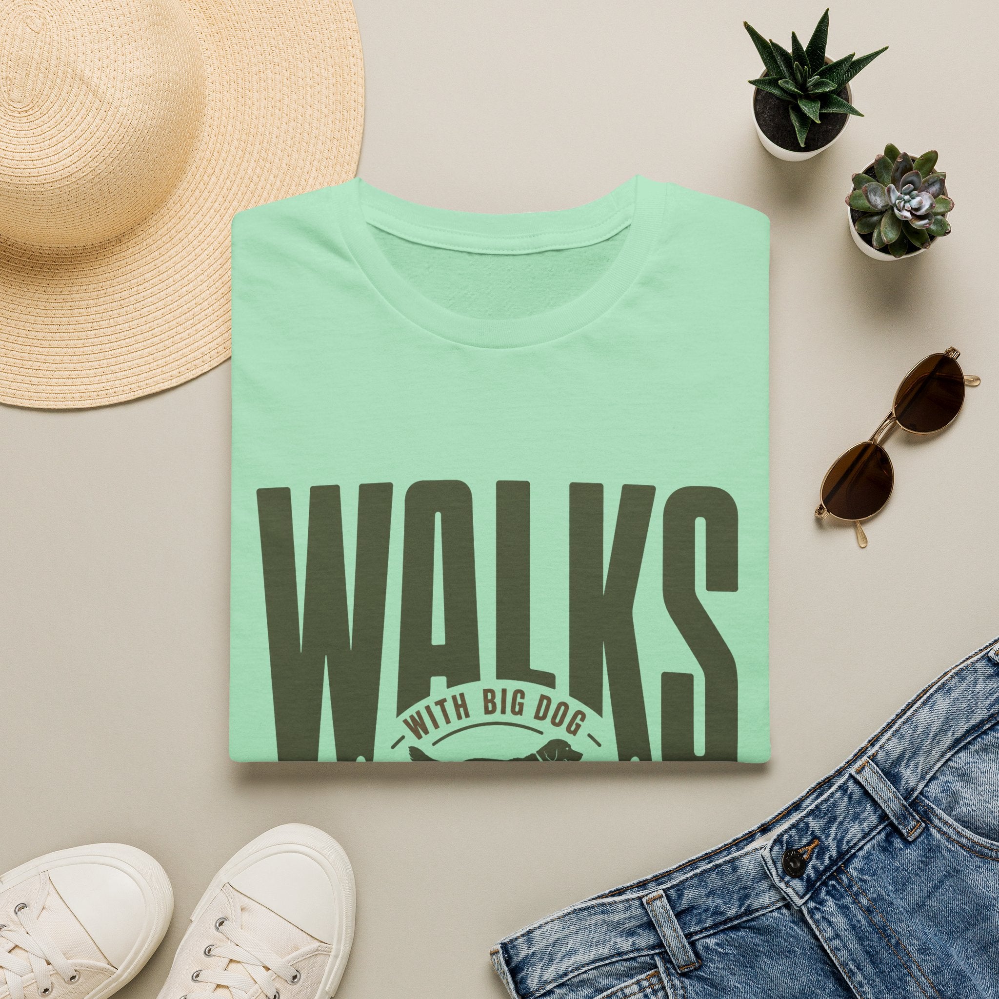 Walks With Big Dog Fix Everything T-Shirt
