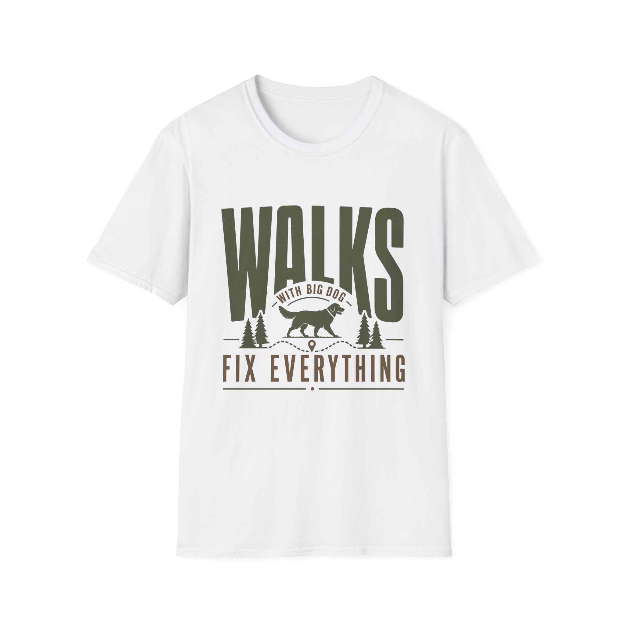 Walks With Big Dog Fix Everything T-Shirt