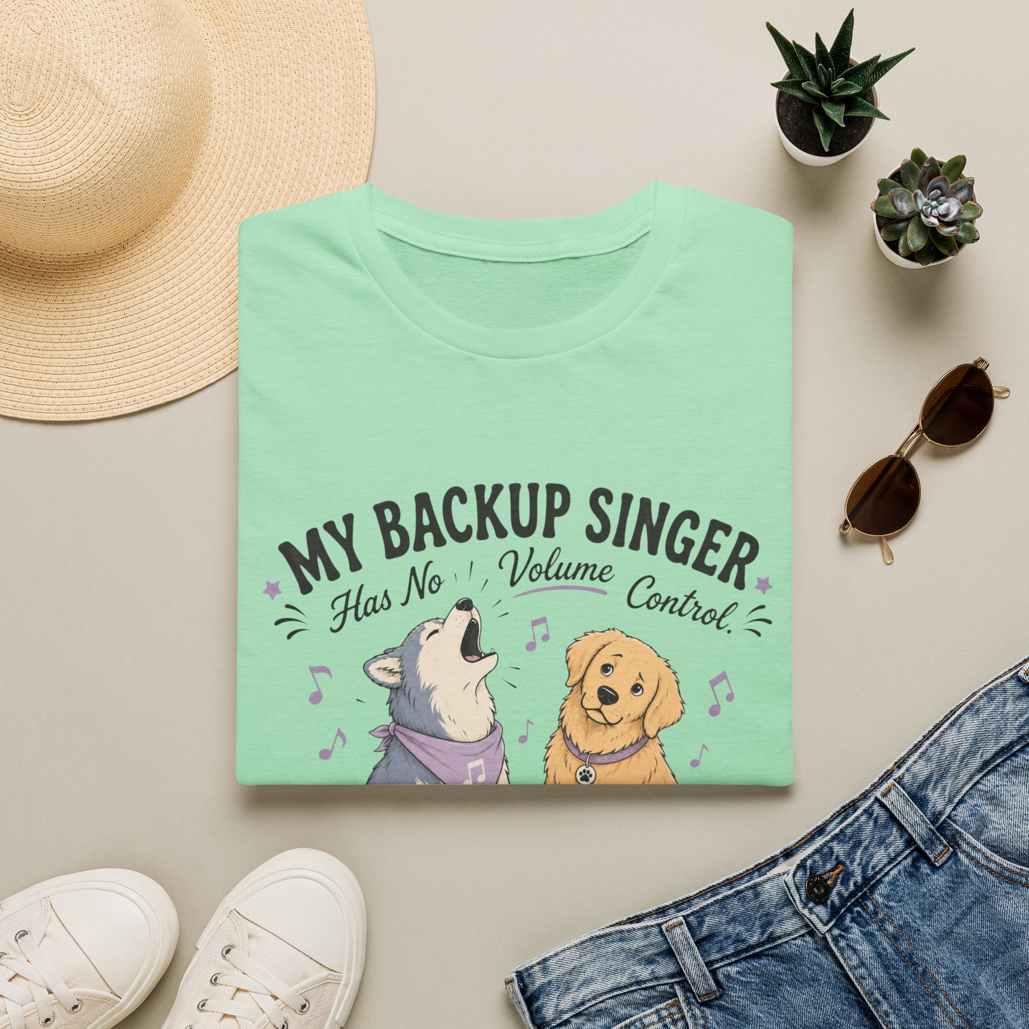 My Backup Singer Has No Volume Control T-Shirt