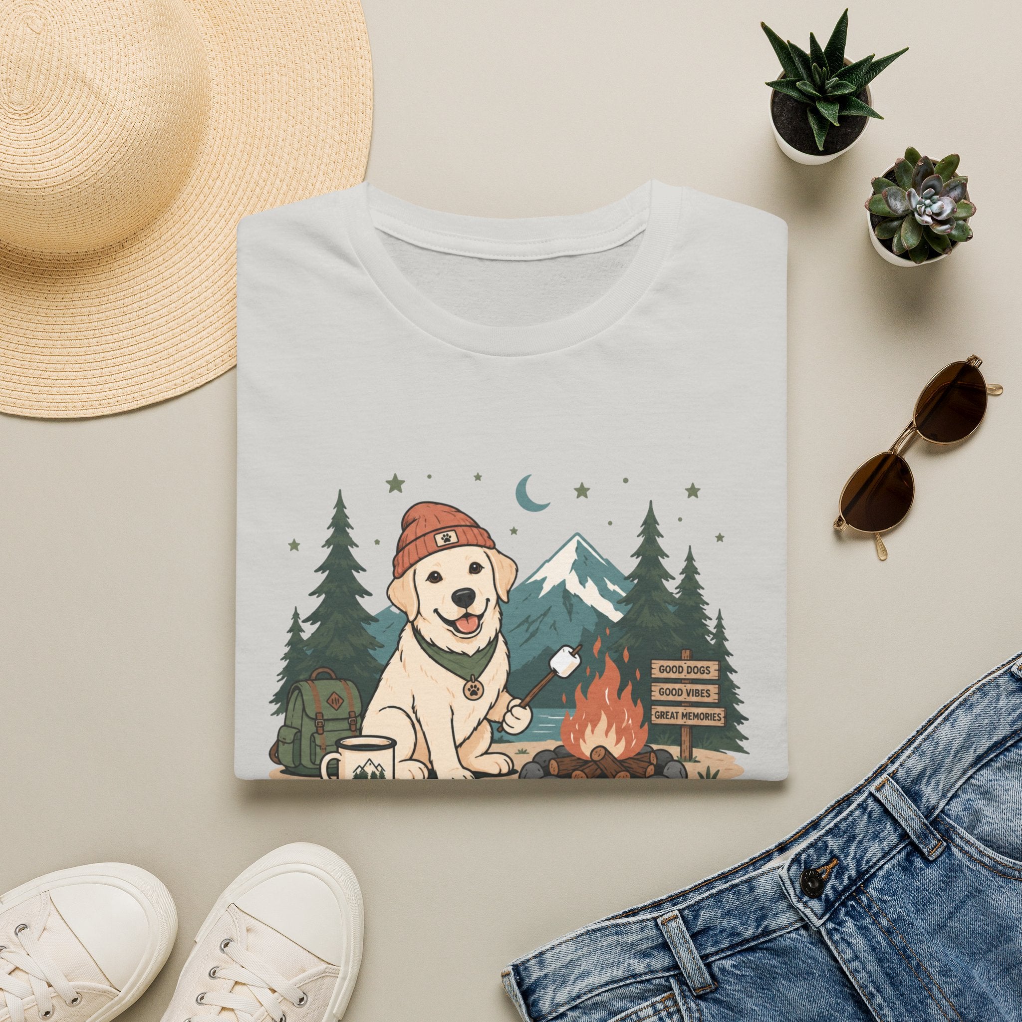 Campfire Retriever Club T-Shirt