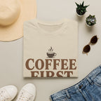 Coffee First Dog Walk Maybe T-Shirt