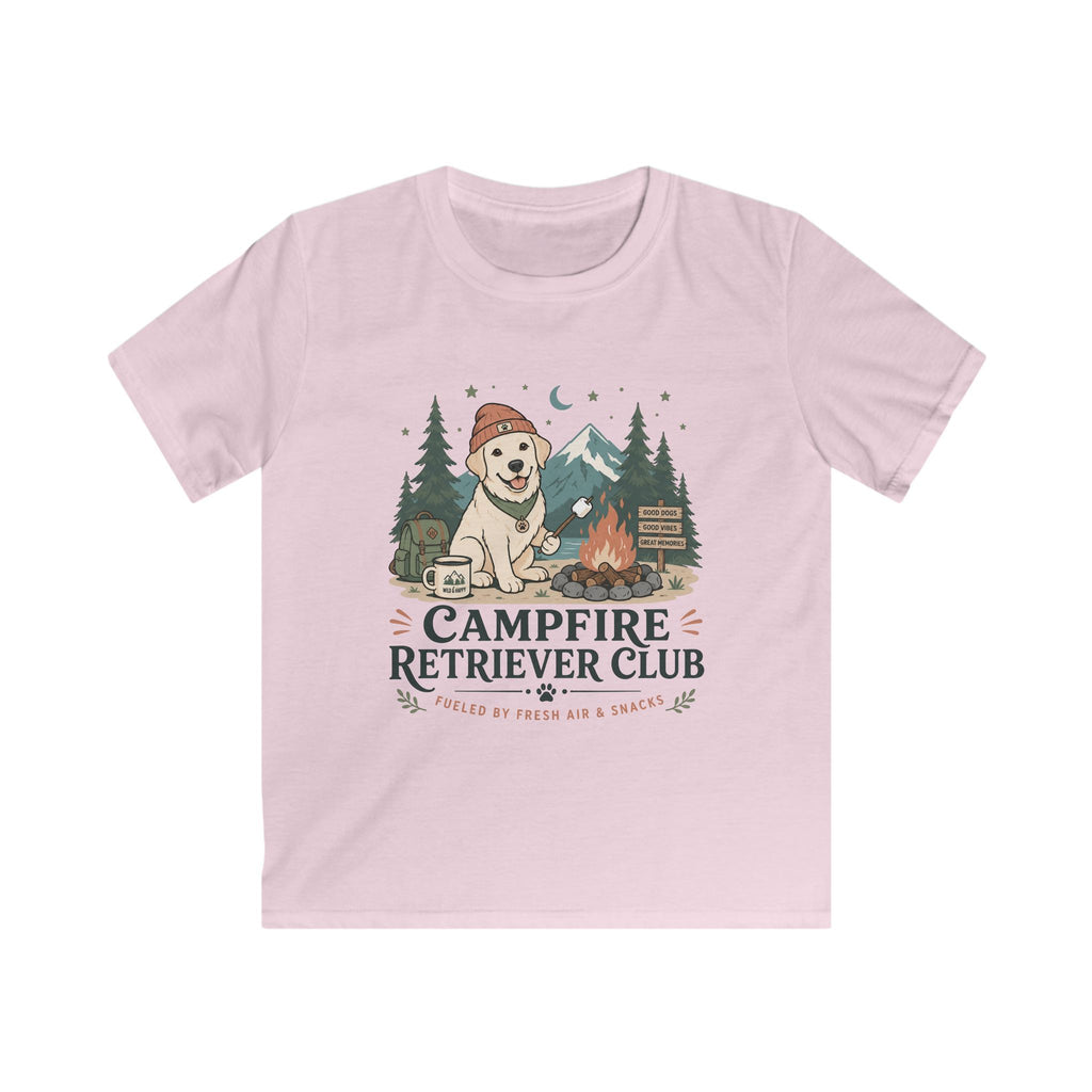 Camp Fire Retriever Club Kids Tee