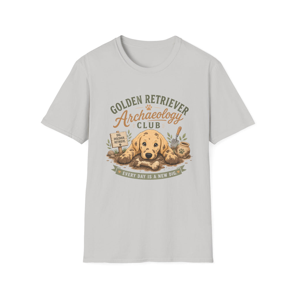 Golden Retriever Archaeology Club T-Shirt