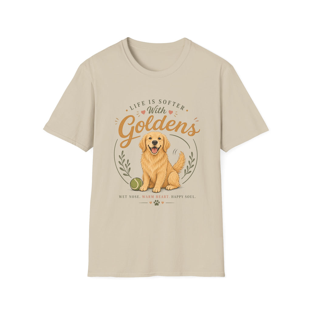 Life is Softer with Goldens T-Shirt