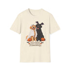 Boo-tiful Golden & Labrador Friendship T-Shirt | Halloween Dog Ghost Design