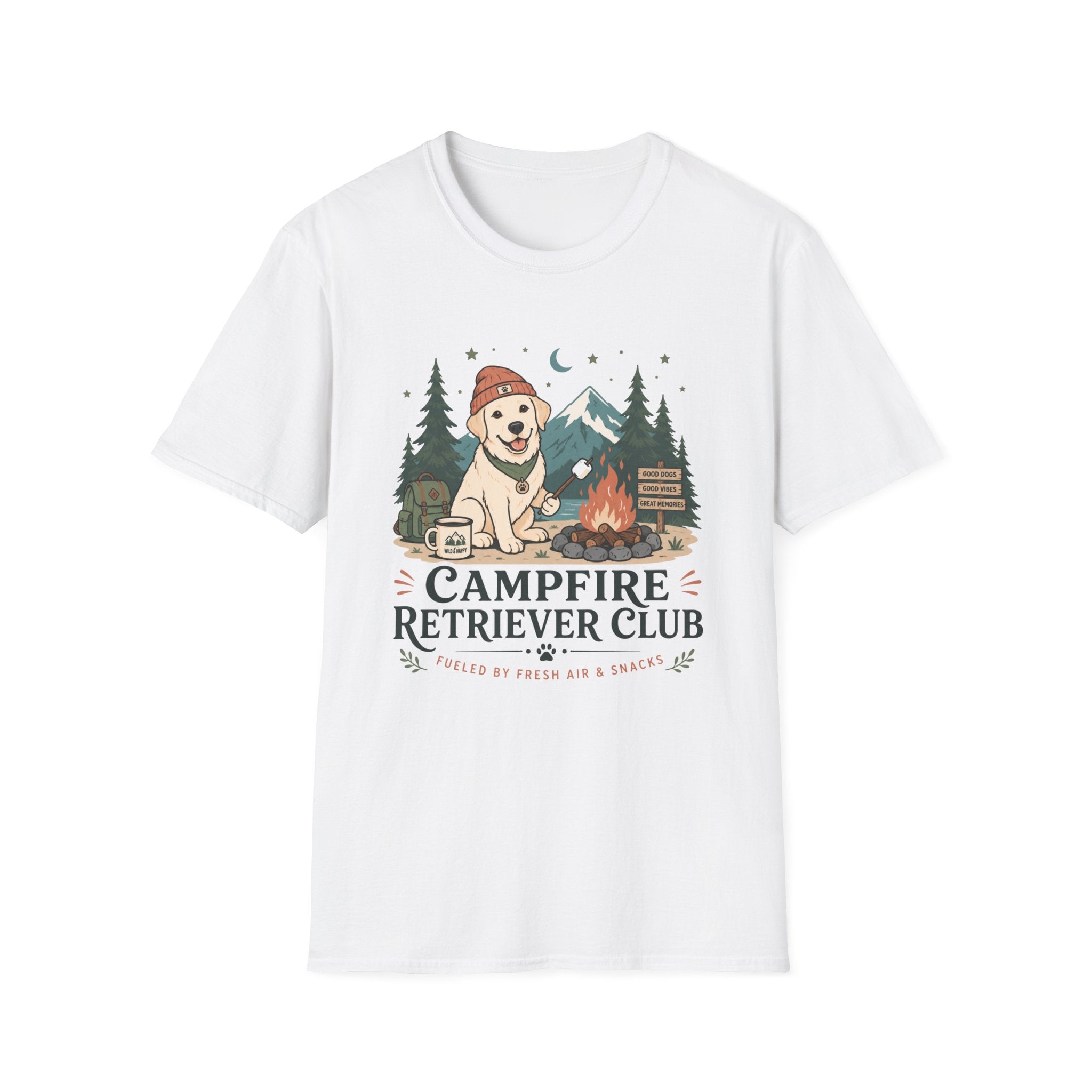Campfire Retriever Club T-Shirt