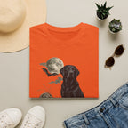 Black Labrador in Graveyard T-Shirt | Moon, Bats, Halloween Dog