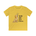 Will Sit For Cheese Kids Tee