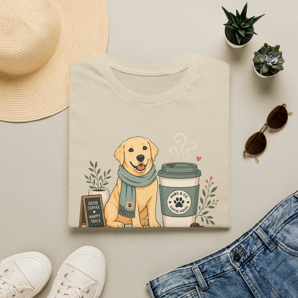 Morning Routine Coffee then Fetch T-Shirt