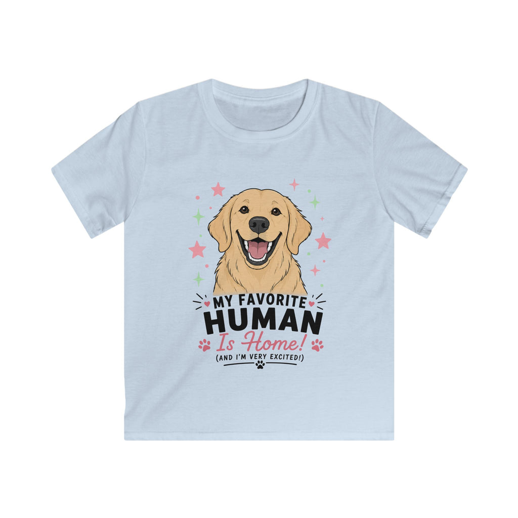My Favorite Human is Home Kids Tee