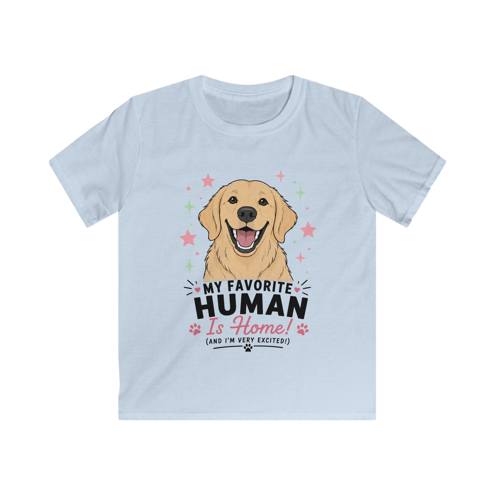 My Favorite Human is Home Kids Tee