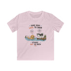 Some Dogs Love to Swim Kids Tee