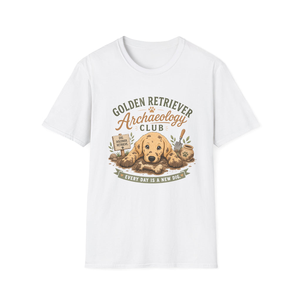 Golden Retriever Archaeology Club T-Shirt