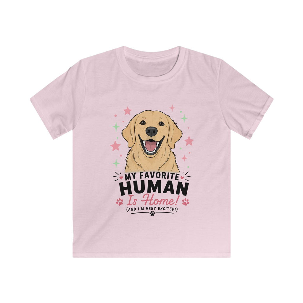 My Favorite Human is Home Kids Tee
