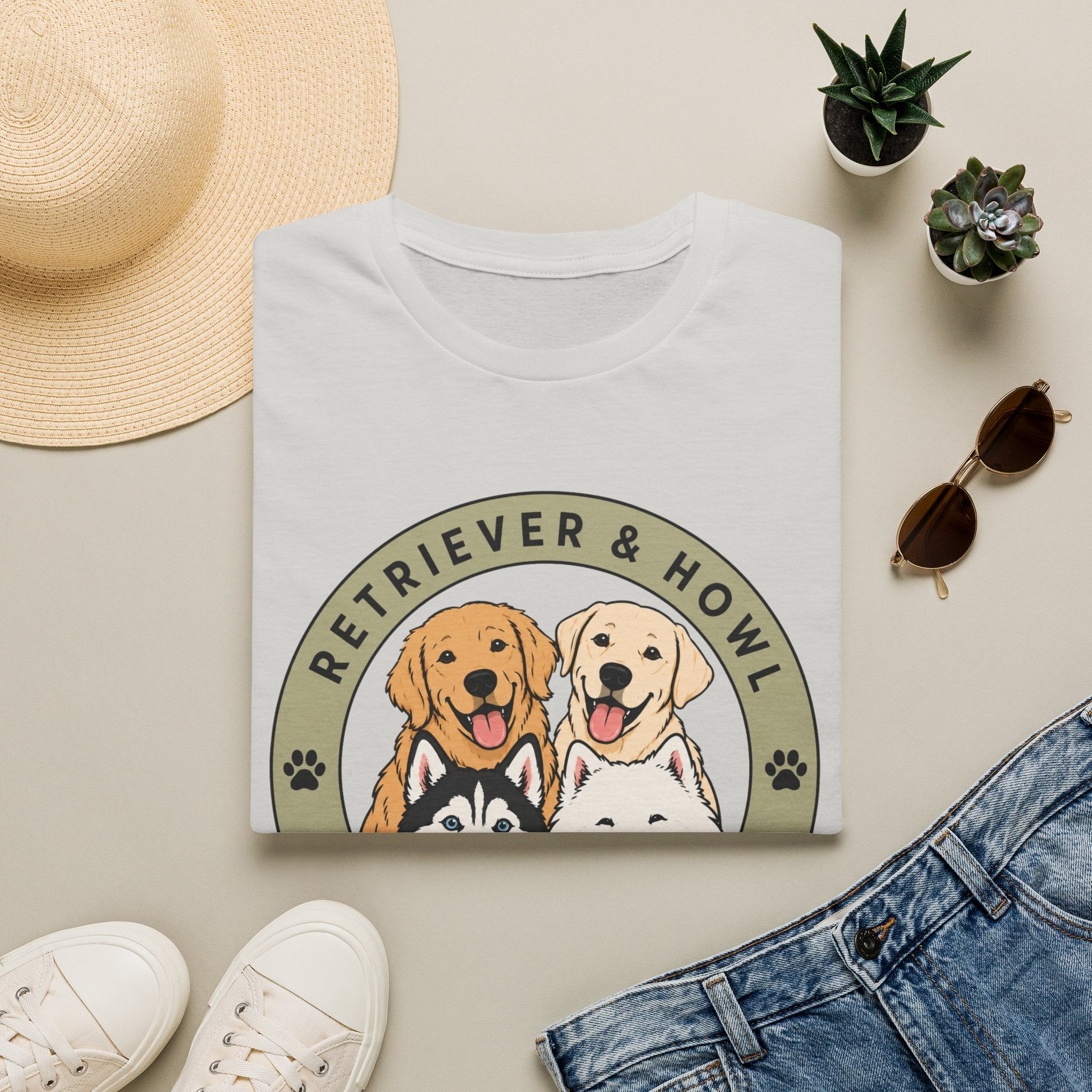 Retriever & Howl The Goodest Family T-Shirt