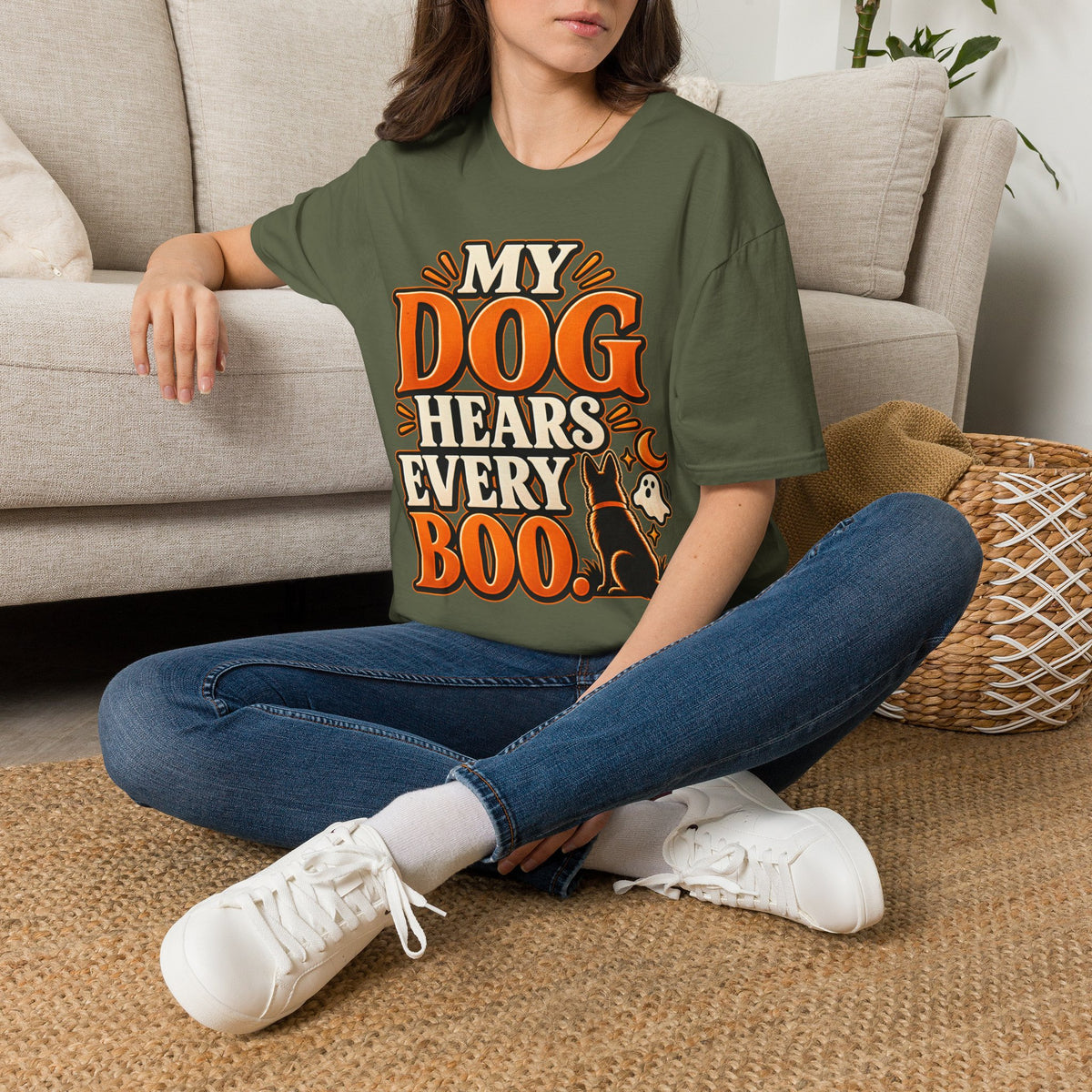 My Dog Hears Every Boo T-Shirt | Halloween Dog Tee