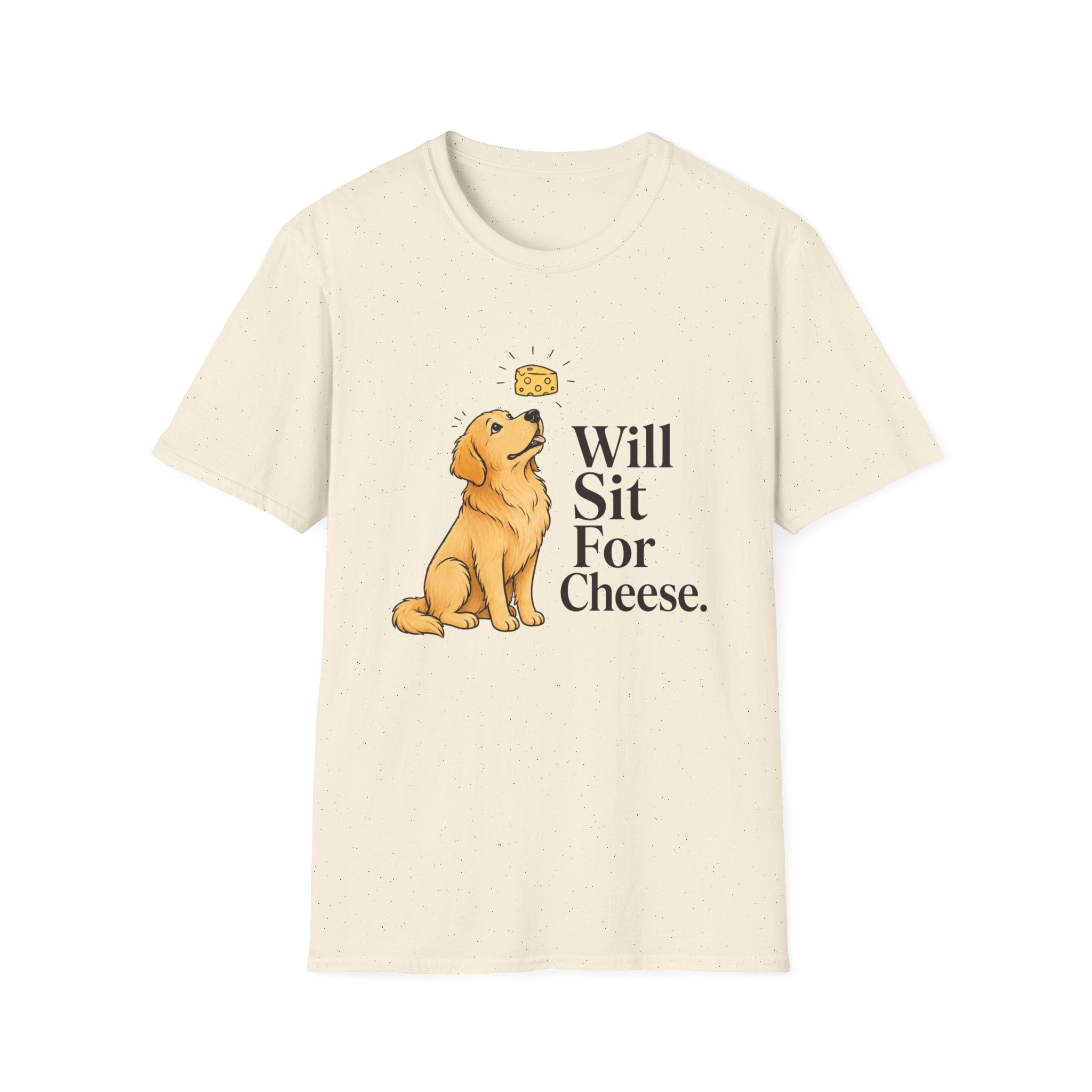 Will Sit For Cheese T-Shirt