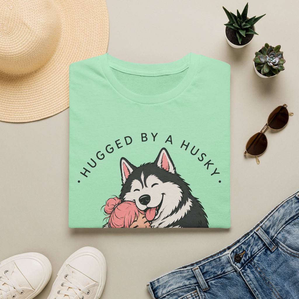 Hugged by a Husky T-Shirt