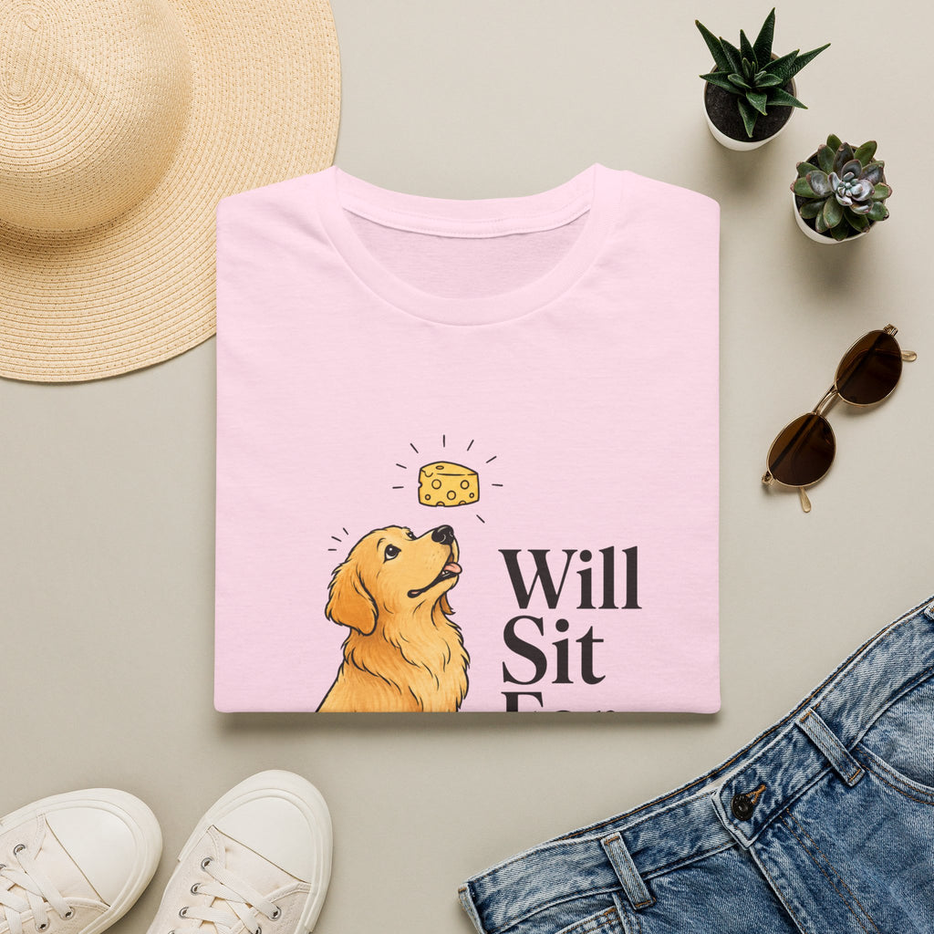 Will Sit For Cheese T-Shirt