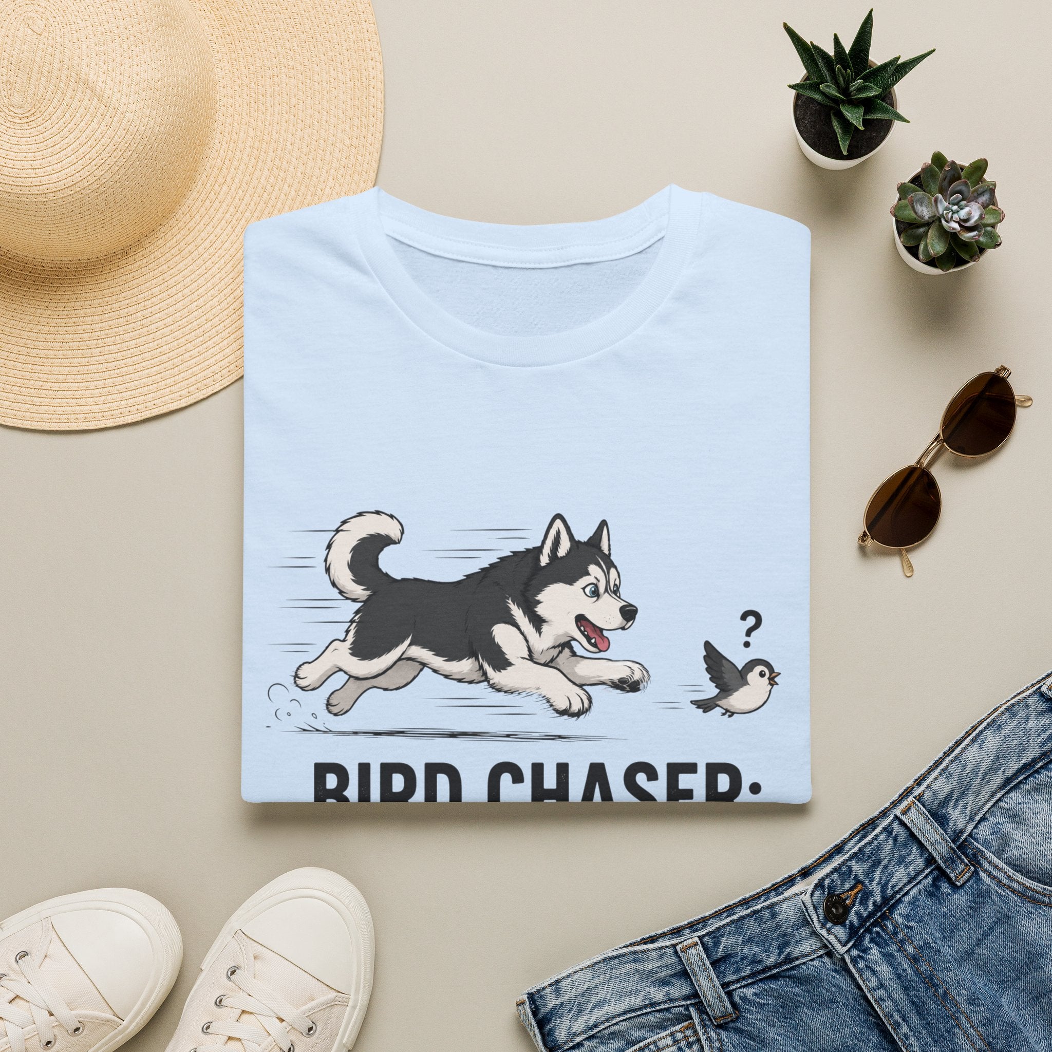 Bird Chaser The Great Pursuit T-Shirt