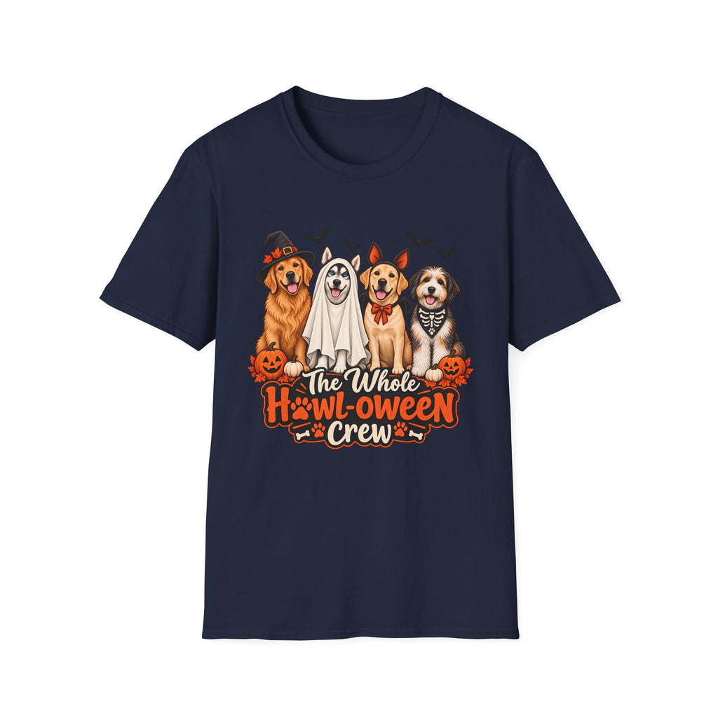 Halloween Dog Pack T-Shirt | The Whole Howl-oween Crew