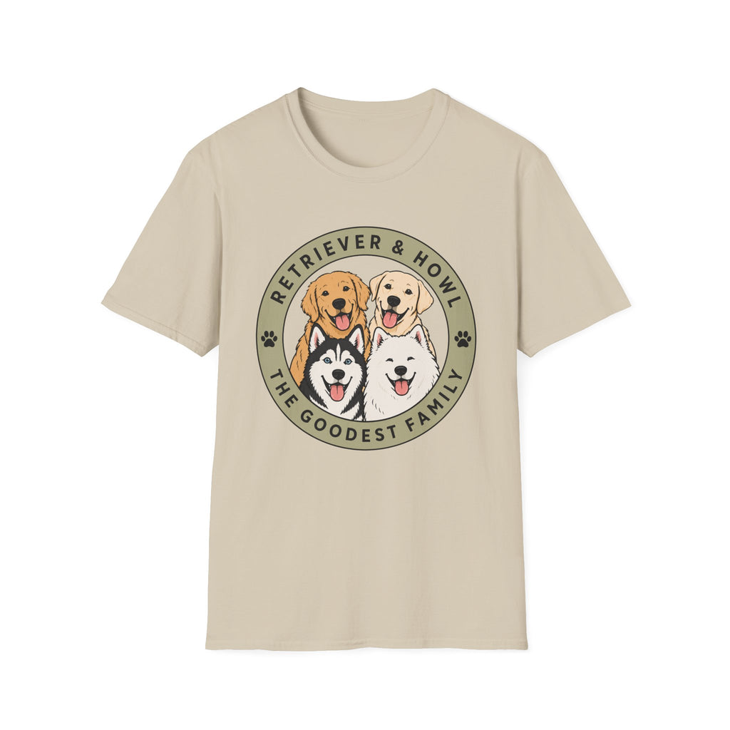 Retriever & Howl The Goodest Family T-Shirt