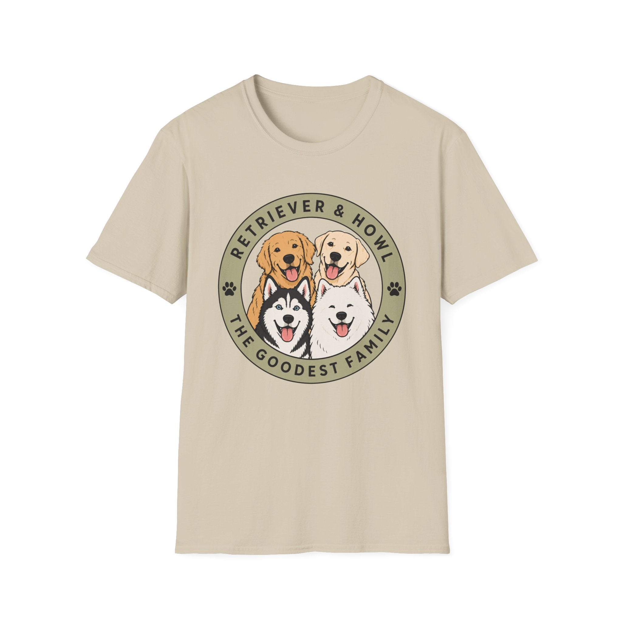 Retriever & Howl The Goodest Family T-Shirt