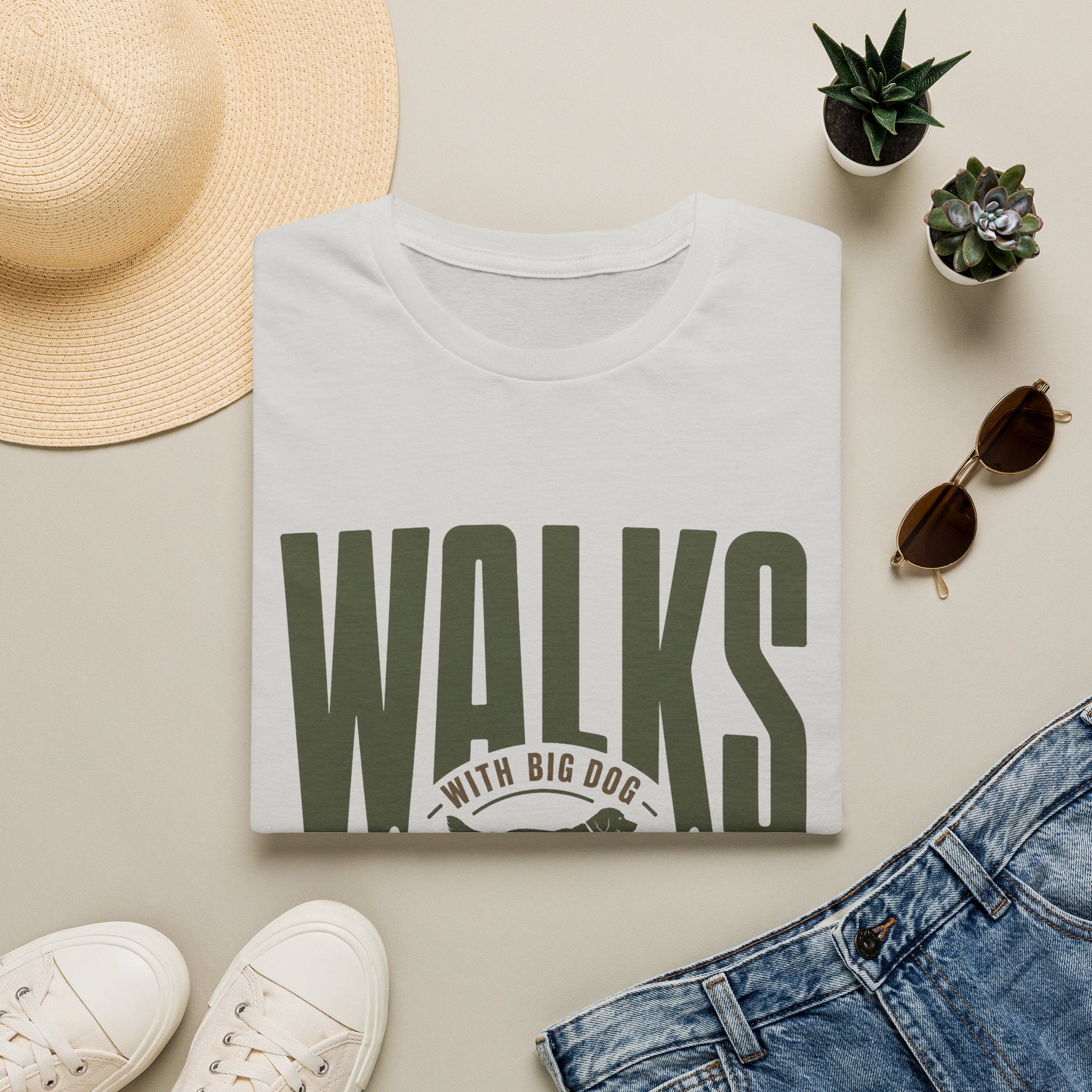 Walks With Big Dog Fix Everything T-Shirt