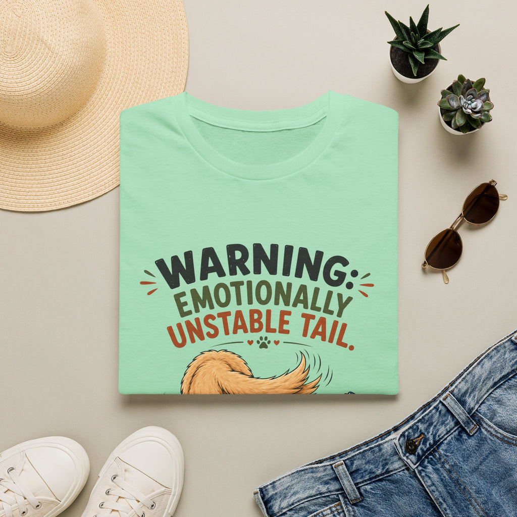 Warning Emotionally Unstable Tail T-Shirt