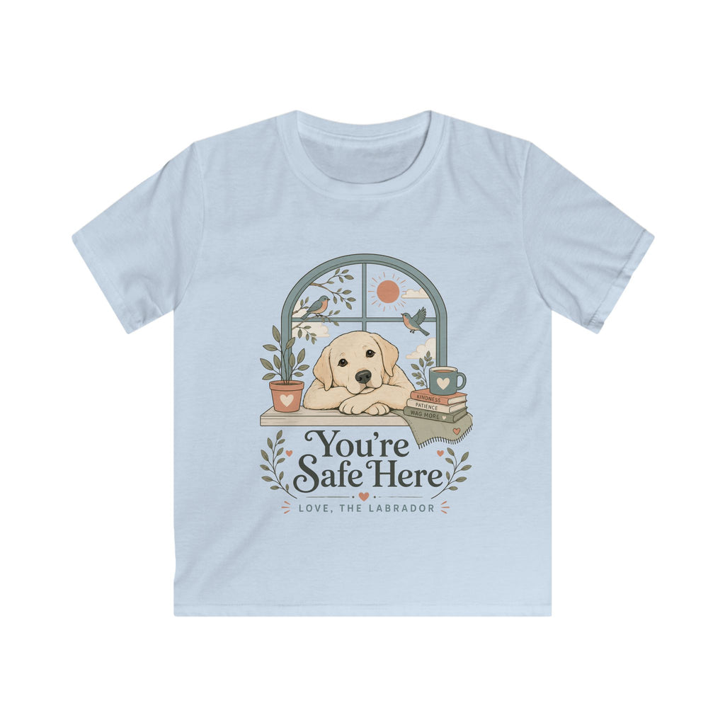 You're Safe Here Kids Tee