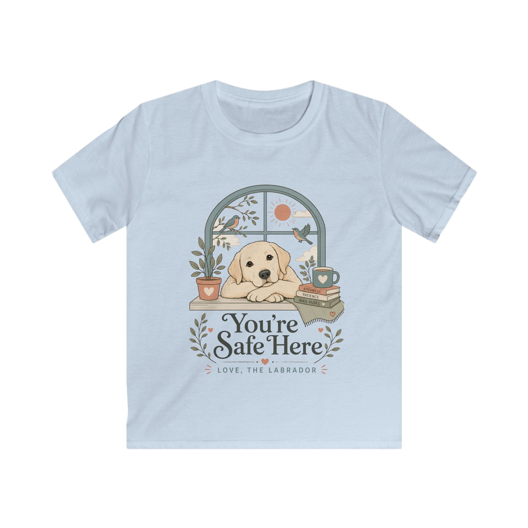 You're Safe Here Kids Tee