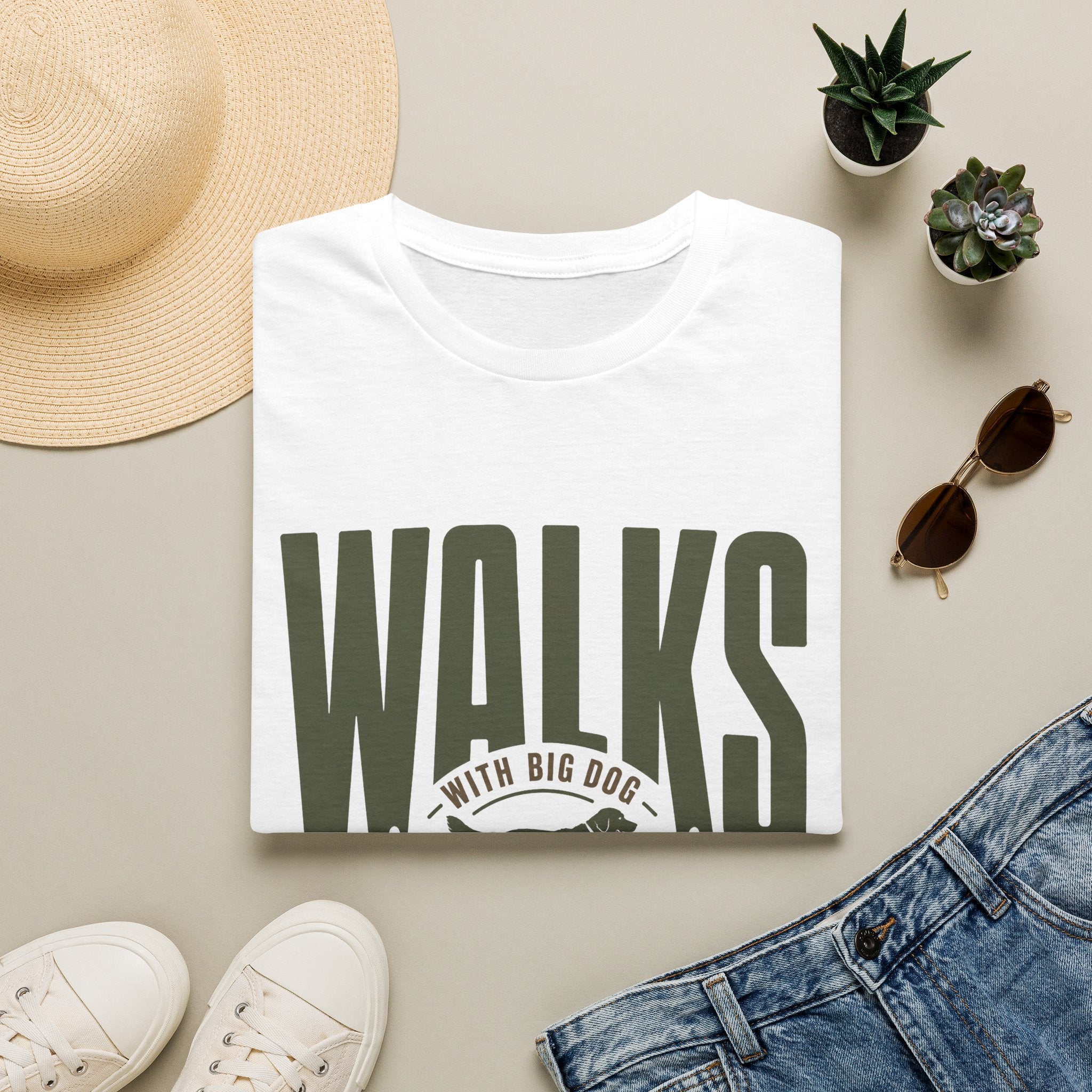 Walks With Big Dog Fix Everything T-Shirt