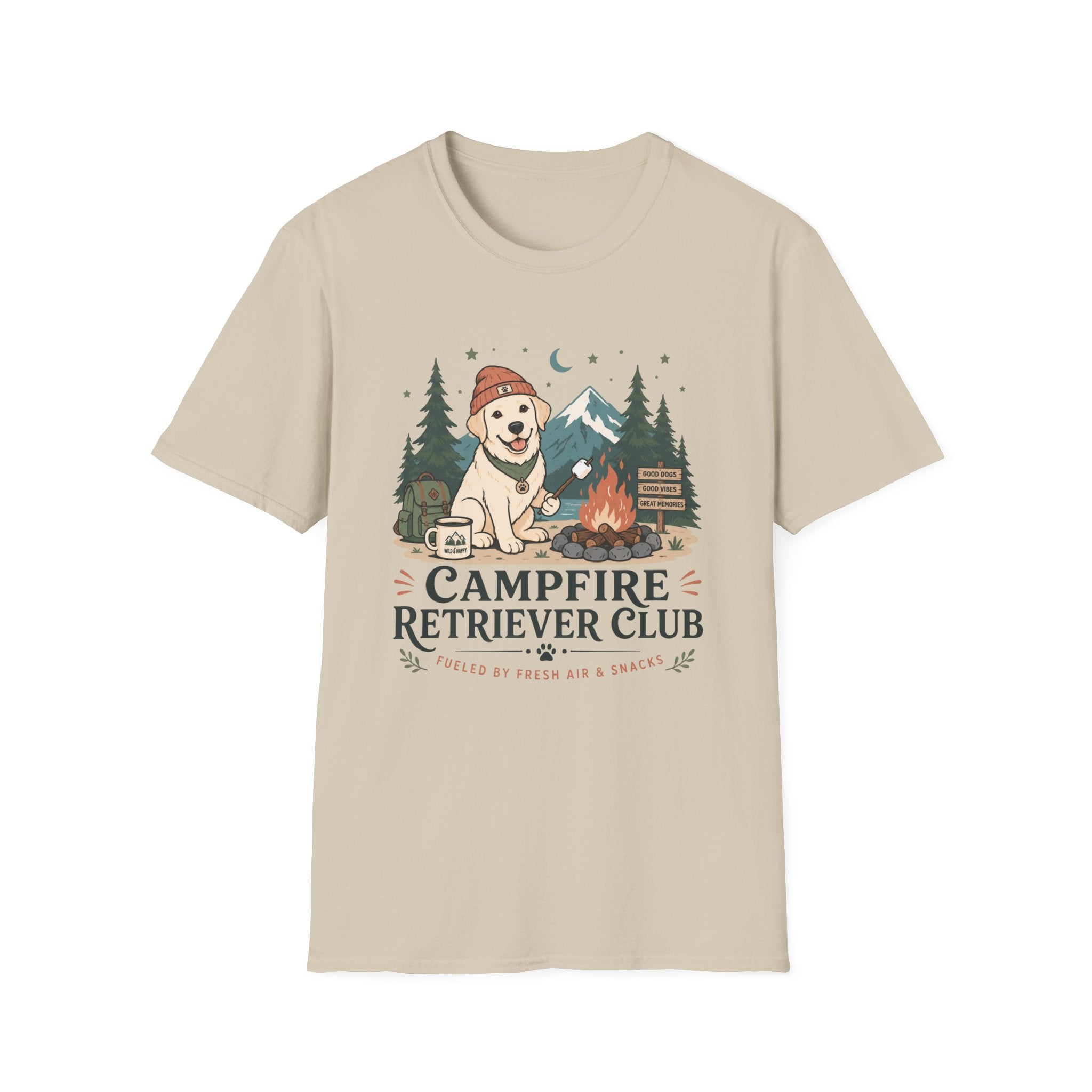 Campfire Retriever Club T-Shirt