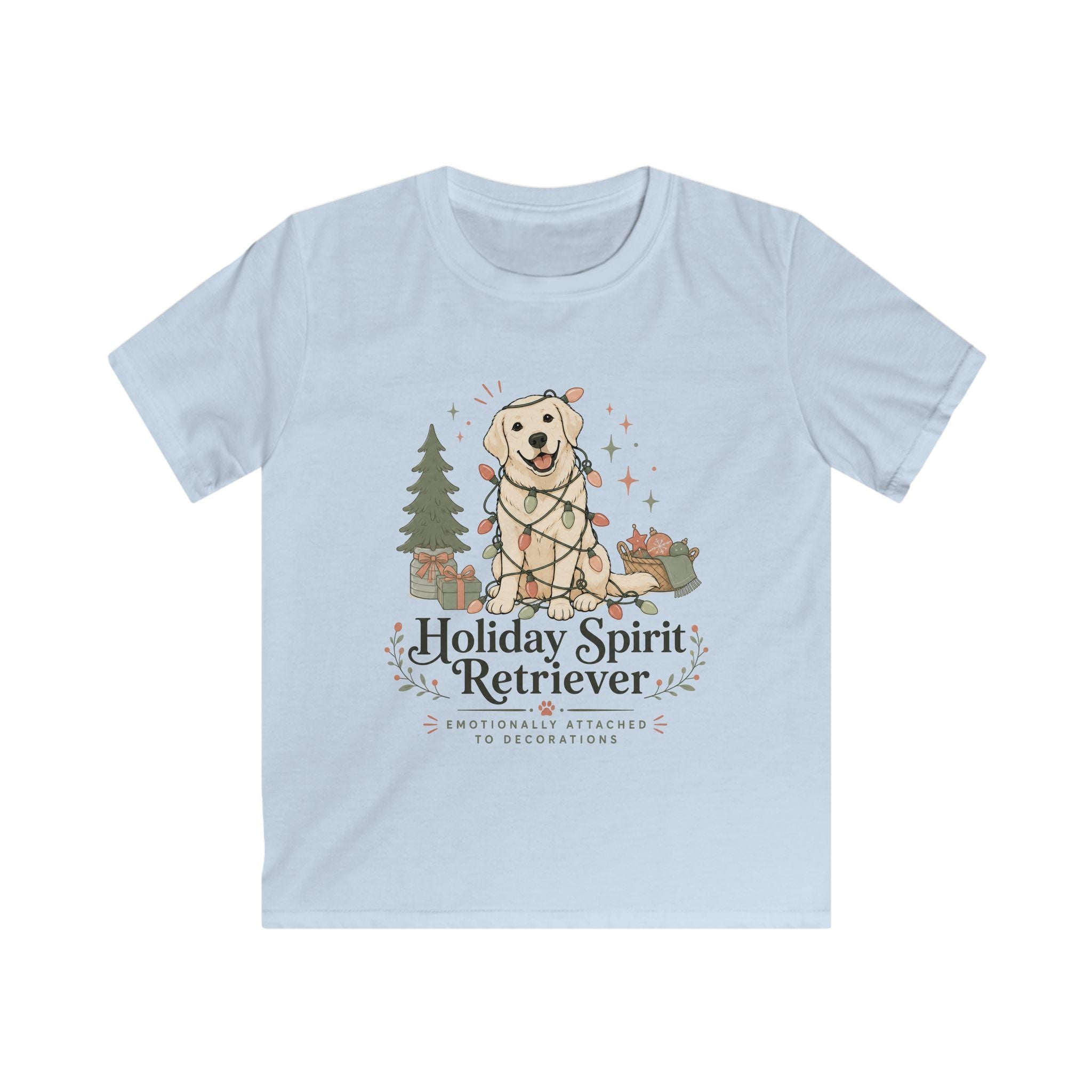 Holiday Spirit Retriever Kids Tee