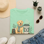 Morning Routine Coffee then Fetch T-Shirt