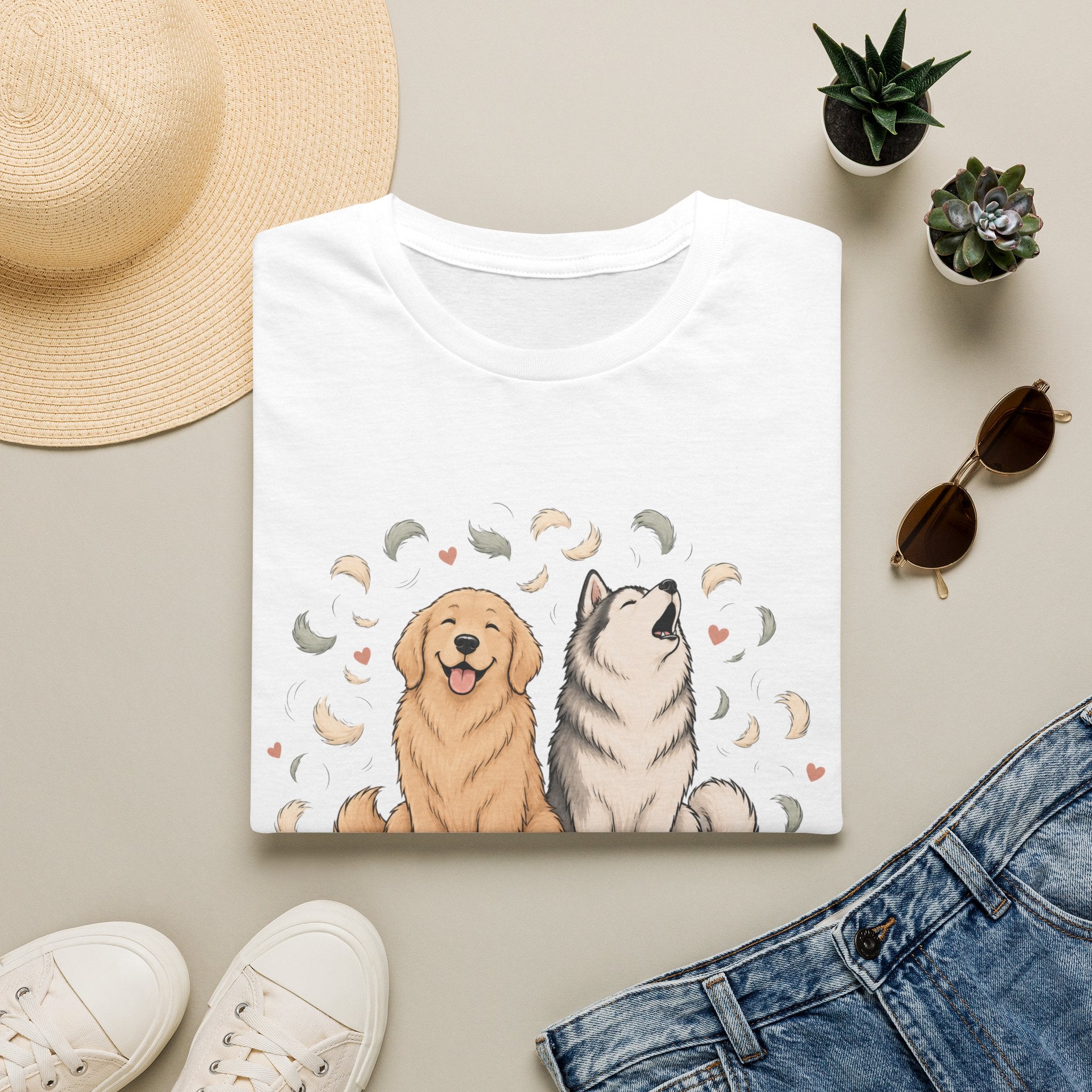 Double the Fluff Triple the Vacuuming T-Shirt